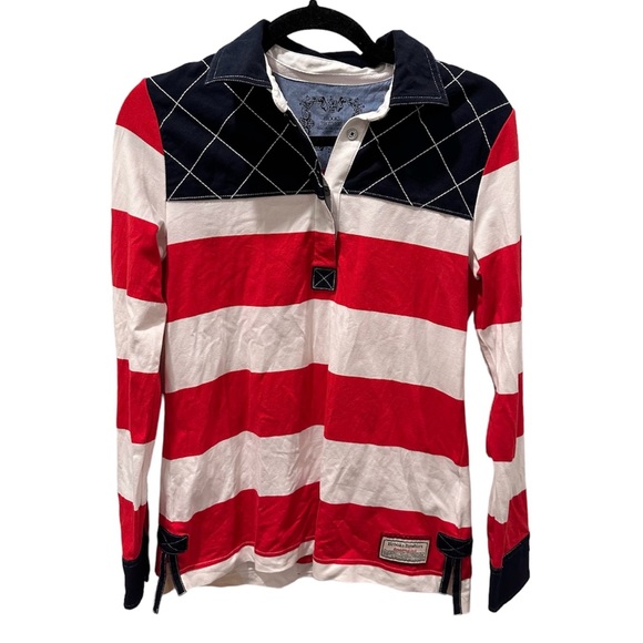 Brooks Brothers Other - Brooks Brothers 1818 long sleeve patch detail rugby shirt